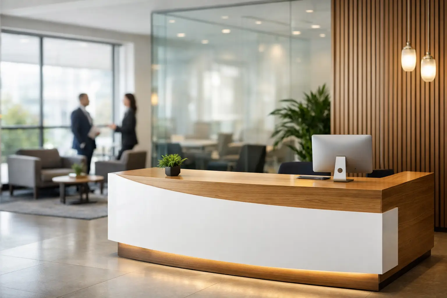 Custom Office Reception Design That Builds Trust