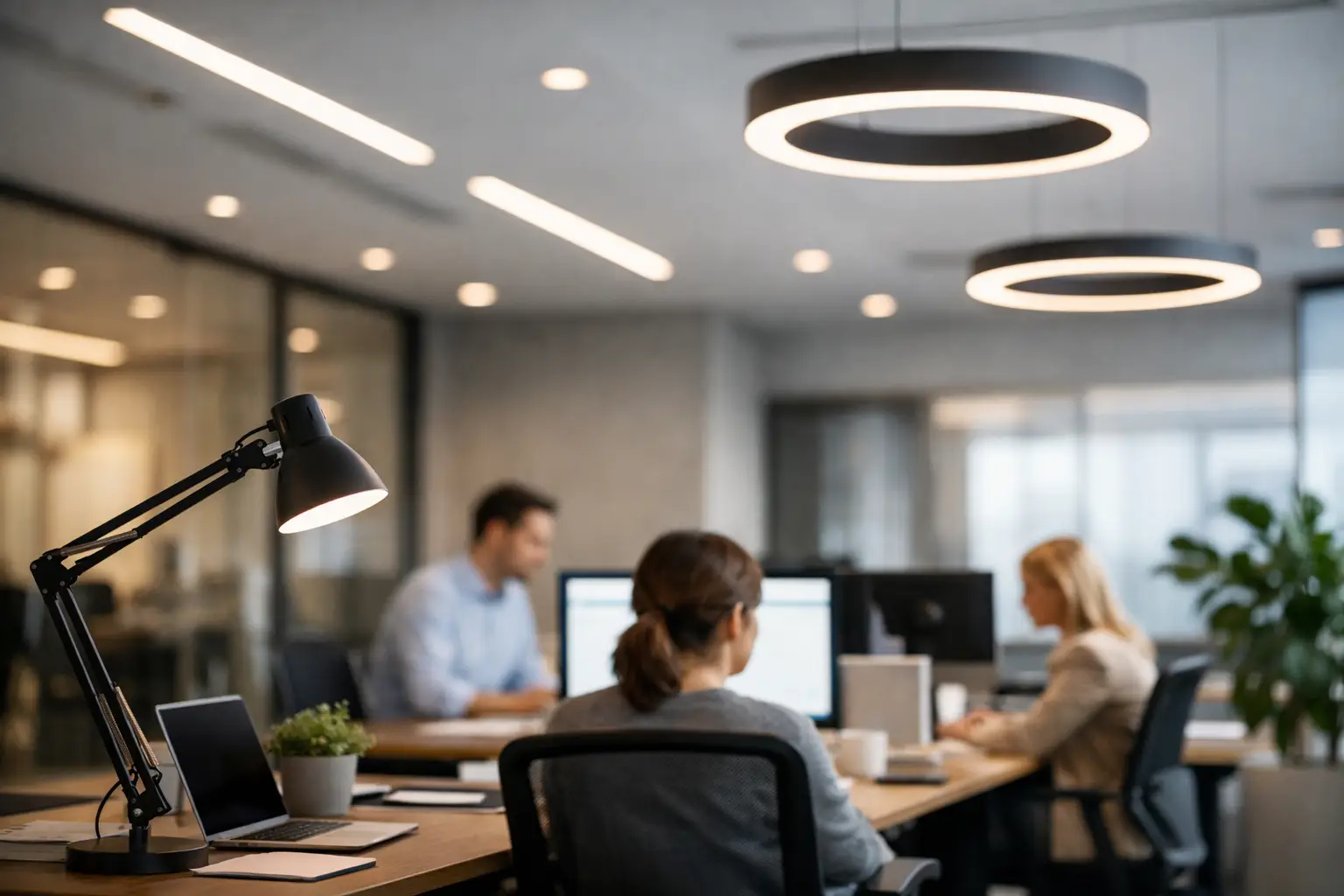 Office Lighting Design for Productivity