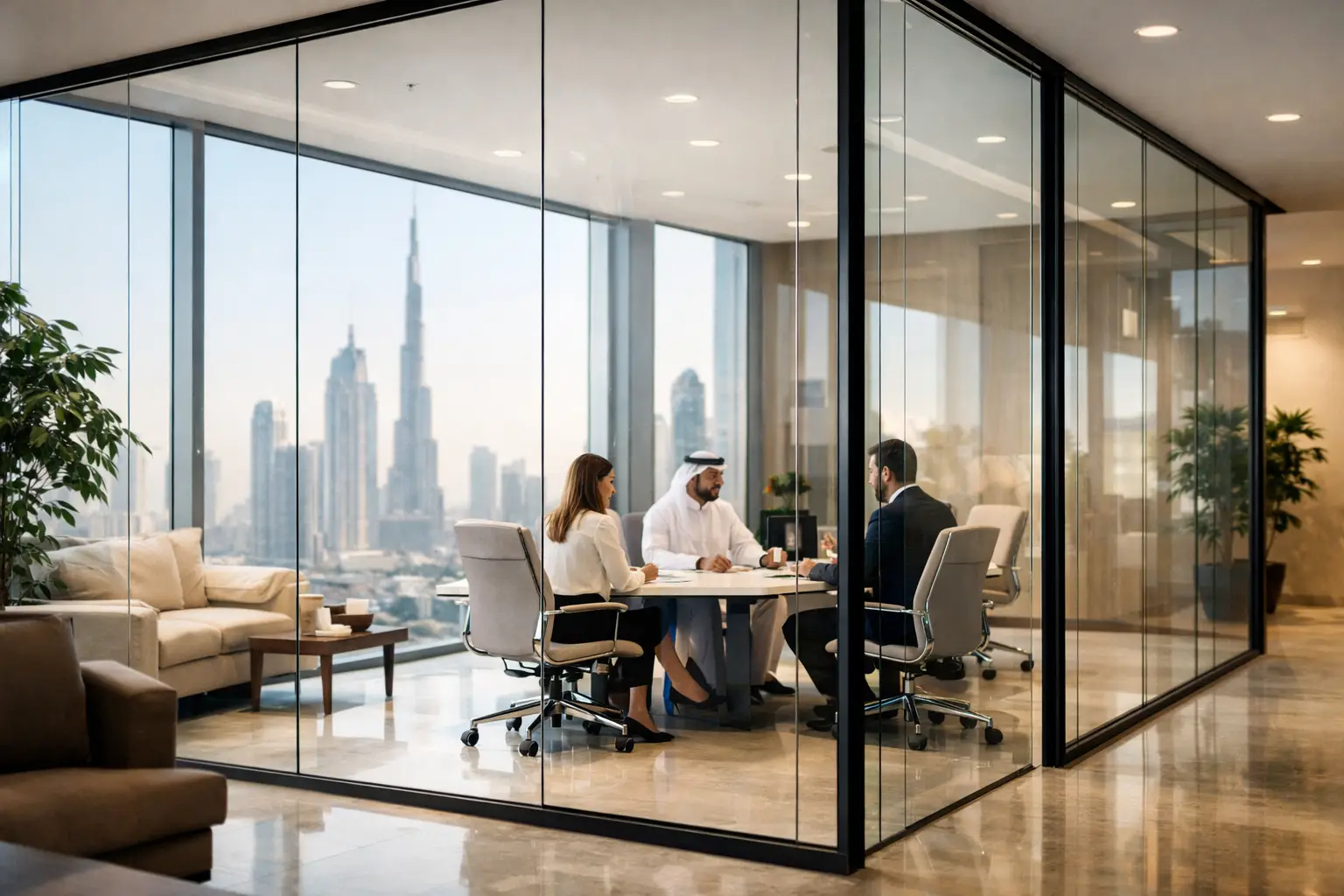 Glass Partitions for Smarter Dubai Interiors