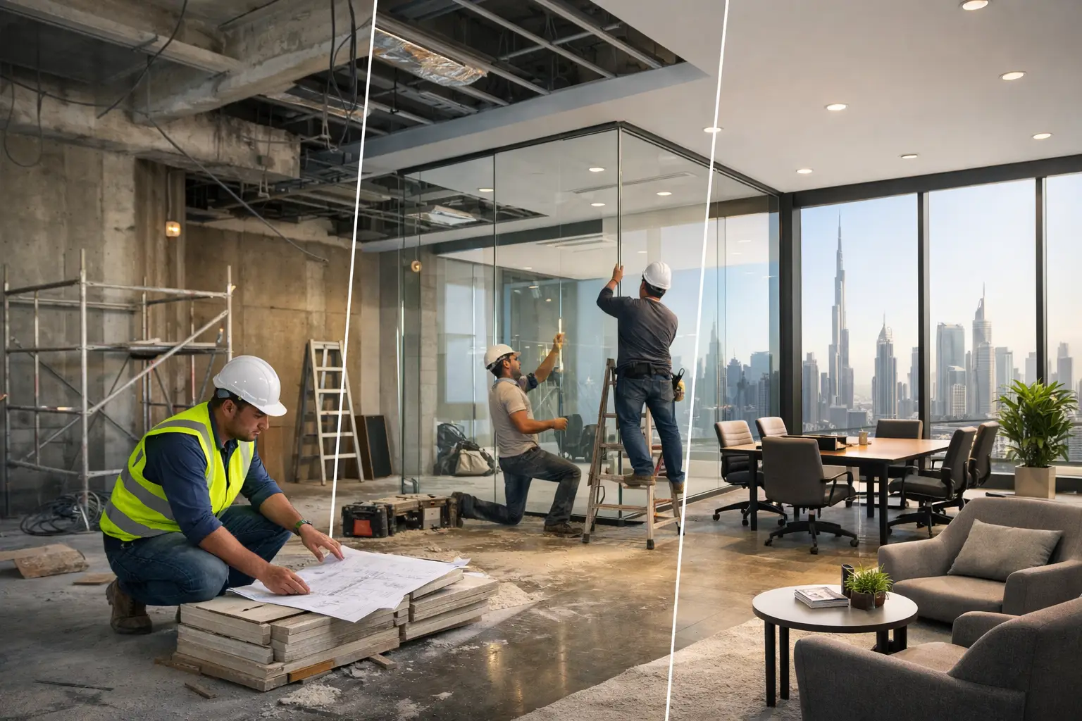 What Are Commercial Fit Out Stages in Dubai?